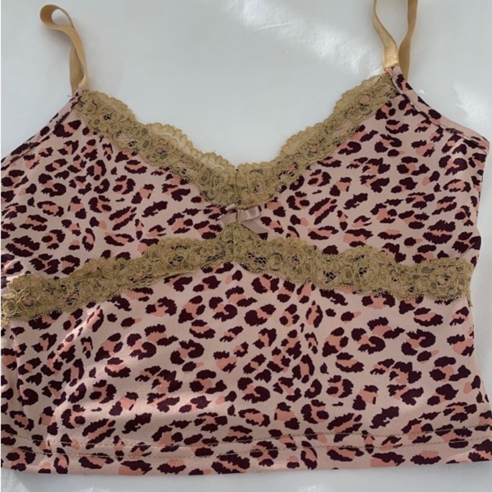 Leopard Y2K tank top